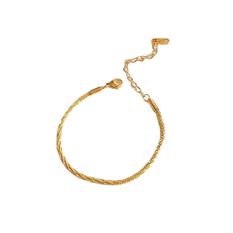 Bracelet uni en acier titane — vue 4