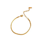 Bracelet uni en acier titane — vue 4