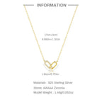 Collier de clavicule serti, argent 925 — vue 2