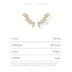 Puces d'oreilles géométriques, argent 925 — vue 10