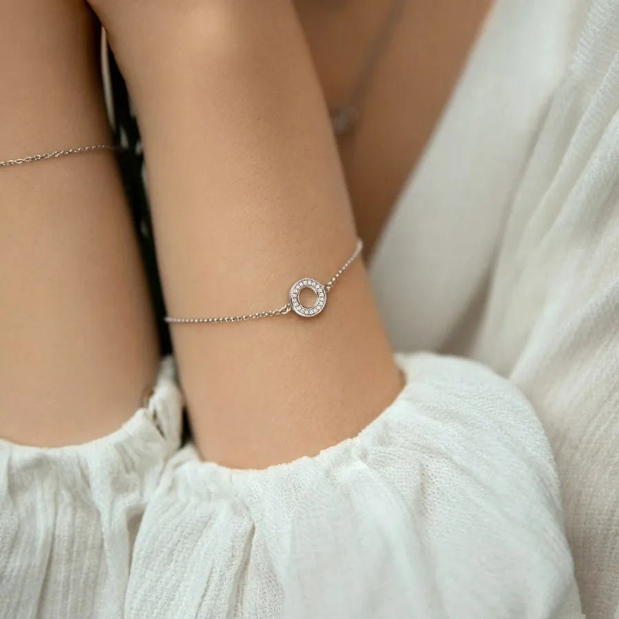 Bracelet maille souple, argent massif 925 — vue 10