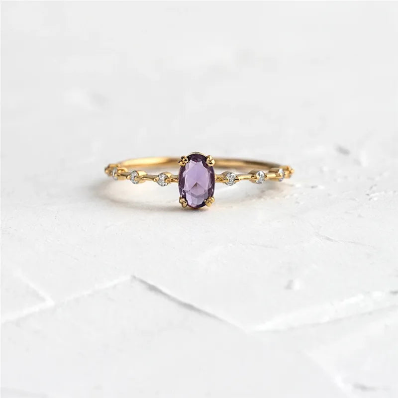 Bague à monture contemporaine sertie — vue 5