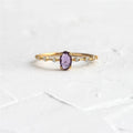 Bague à monture contemporaine sertie — vue 5