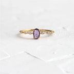 Bague à monture contemporaine sertie — vue 5