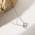 Collier cœur épuré sur chaîne fine — vue 6