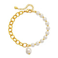 Bracelet à pendentifs goutte et perle — vue 6