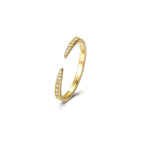 Bague ouverte géométrique, argent massif 925 — vue 7