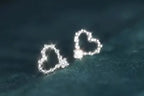 Puces d'oreilles tout petit cœur, argent 925 — vue 6