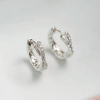 Boucles d'oreilles géométriques, argent 925 — vue 6