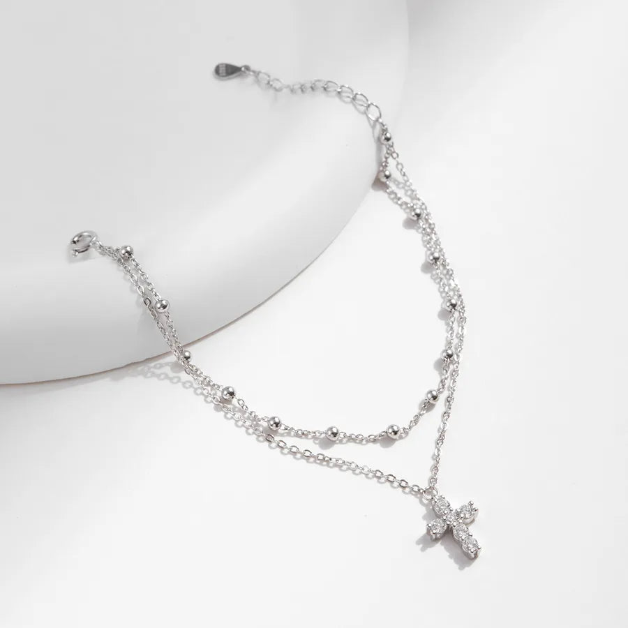 Bracelet chaîne classique, argent massif 925 — vue 4