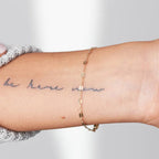 Bracelet fin ajustable en acier inoxydable doré — vue 4