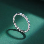 Bague œil protecteur émaillé, argent 925 — vue 2