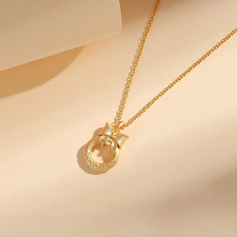 Collier nœud délicat, argent massif 925 — vue 2