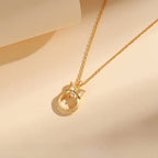 Collier nœud délicat, argent massif 925 — vue 2
