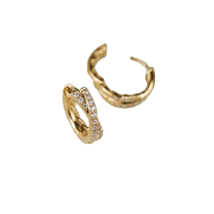 Boucles d'oreilles géométriques, argent 925 — vue 5