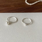 Bague ouverte à motif cœur, argent 925 — vue 5