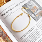 Bracelet uni en acier titane — vue 5