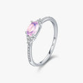 Bague à cristal taille ovale, argent 925 — vue 6