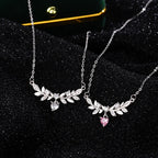 Collier feuilles de laurier en argent 999 — vue 4