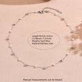 Collier de perles rondes à fermoir argenté — vue 9