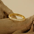 Bague géométrique en argent massif 925 — vue 6