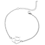Bracelet à silhouette animale sur chaîne dorée — vue 4