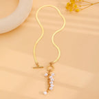 Collier à longue pampille d'inspiration baroque — vue 3