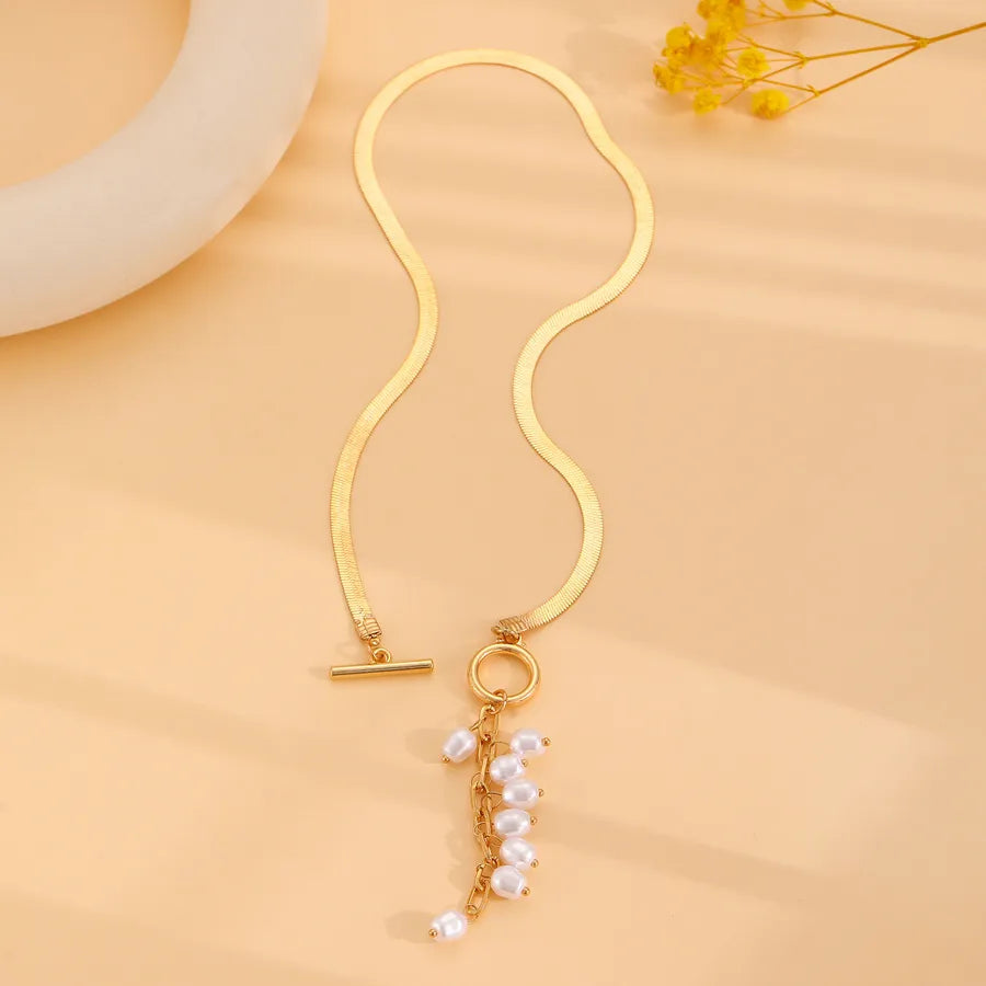 Collier à longue pampille d'inspiration baroque — vue 3