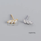 Boucles d'oreilles géométriques, argent 925 — vue 2