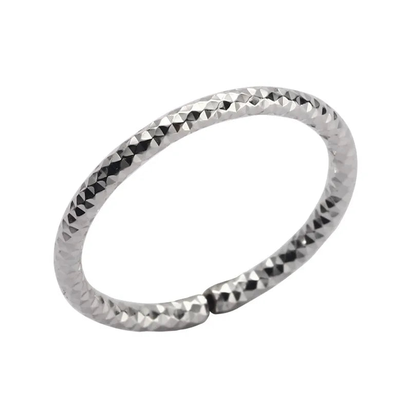 Bague ouverte épurée, argent massif 925 — vue 6