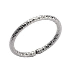 Bague ouverte épurée, argent massif 925 — vue 6