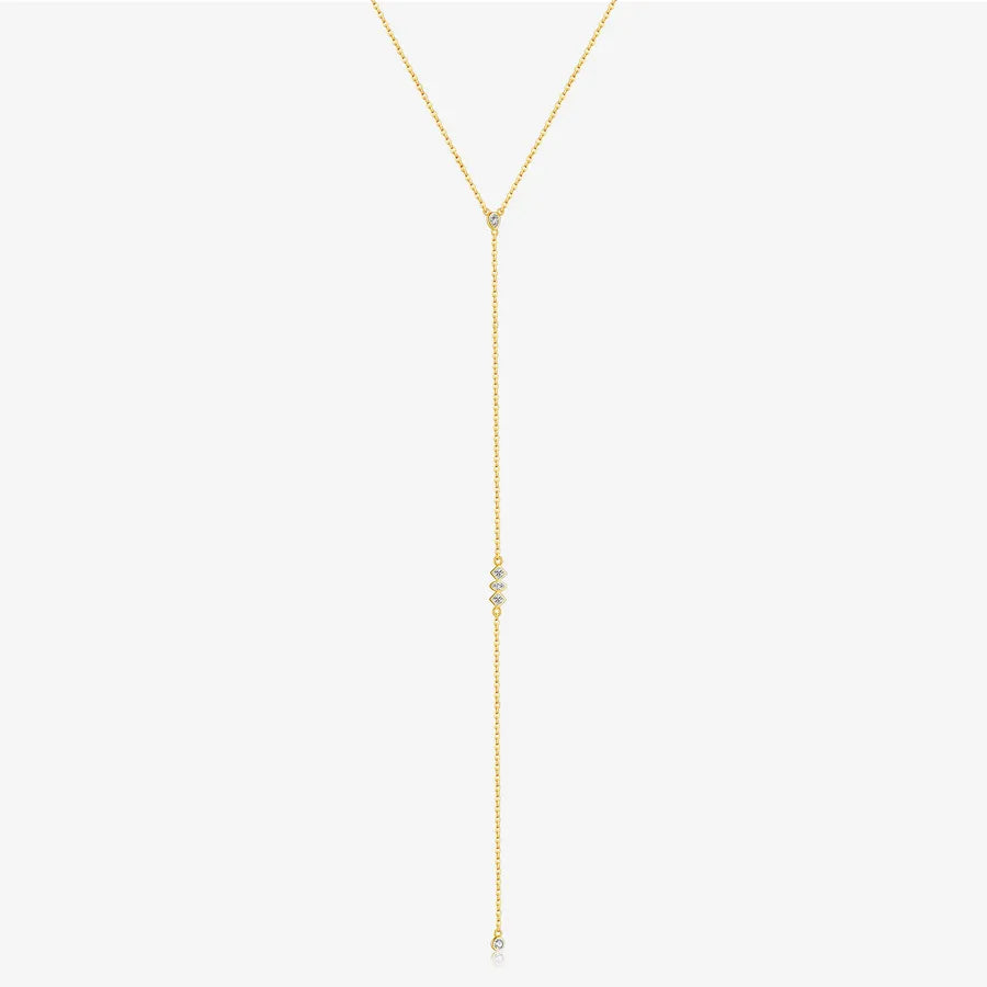 Collier à pendentif géométrique argenté — vue 9