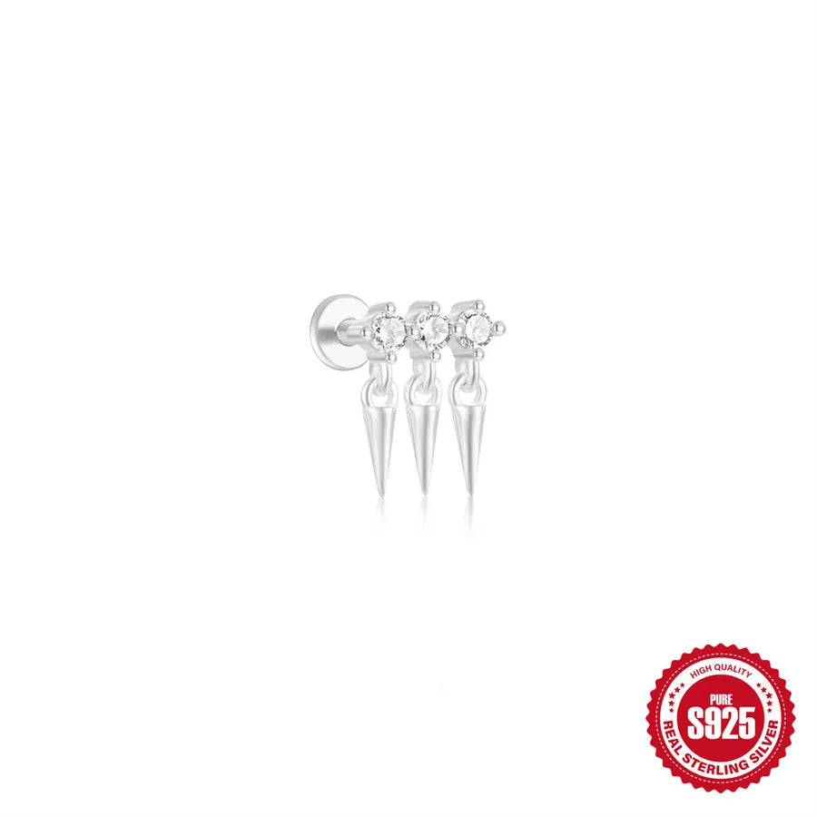 Boucles d'oreilles pendantes géométriques — vue 10