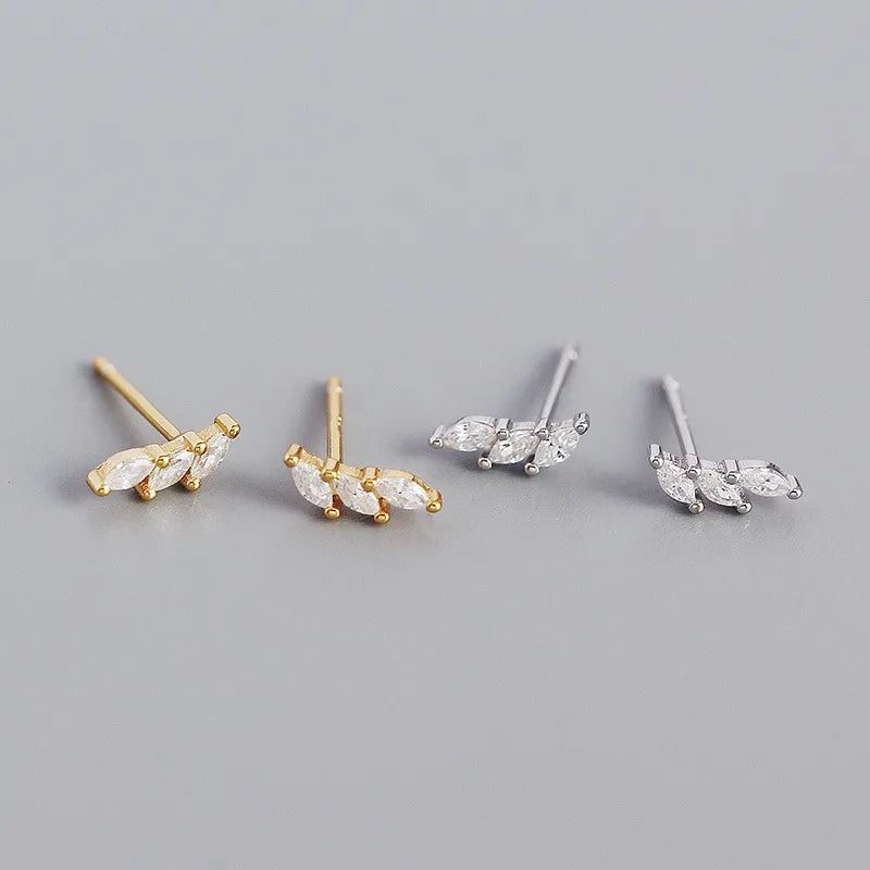 Boucles d'oreilles géométriques, argent 925 — vue 5