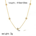 Collier à pendentif géométrique facetté — vue 6