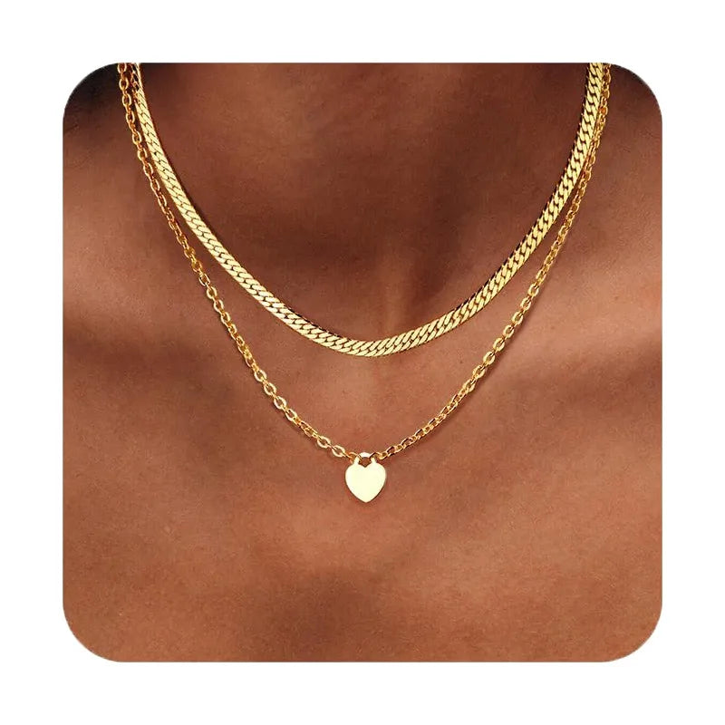 Collier multi-rangs à pendentifs gouttes — vue 8