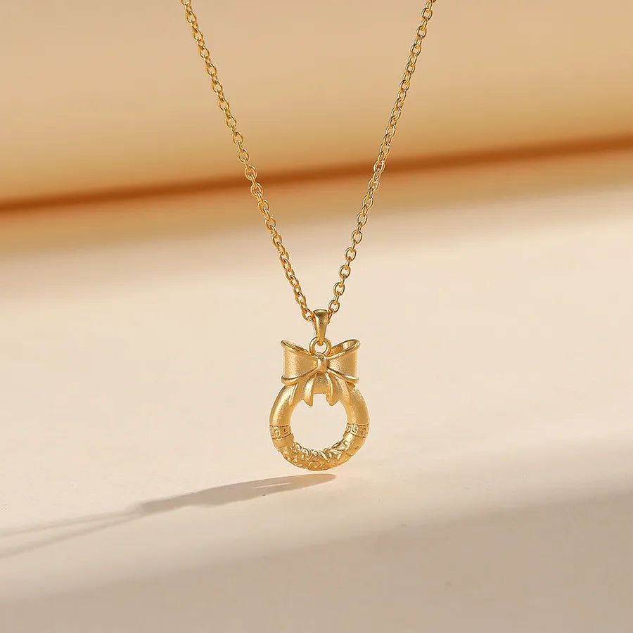 Collier nœud délicat, argent massif 925 — vue 4