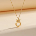 Collier nœud délicat, argent massif 925 — vue 4