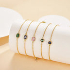 Bracelet chaîne très fine en argent massif 925