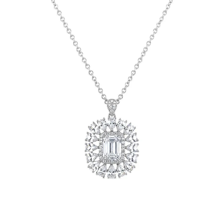 Ras-de-cou à moissanite taille goutte — vue 5