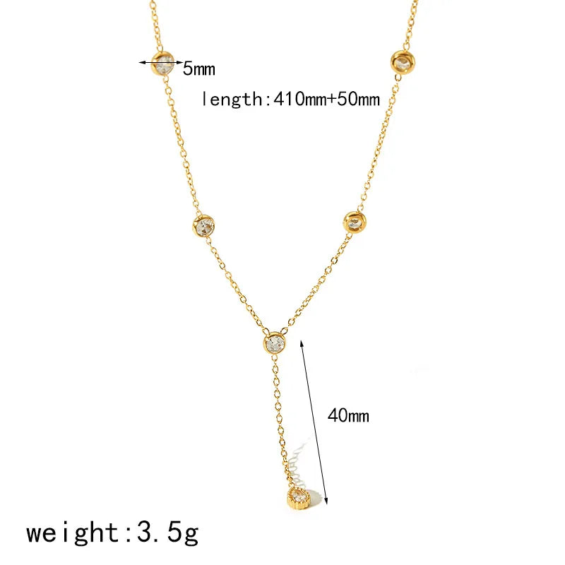 Collier à pendentif géométrique facetté — vue 5