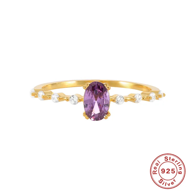 Bague à monture contemporaine sertie — vue 3