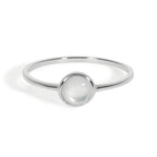 Bague à opale sur monture géométrique — vue 4
