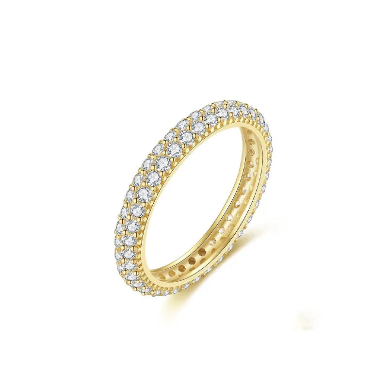Bague géométrique en argent massif 925 — vue 4