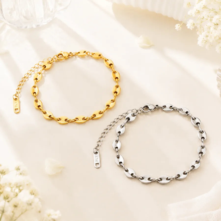Bracelet maille marine en acier inoxydable — vue 7