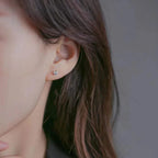 Puces d'oreilles étoile ou cœur, argent 925 — vue 2