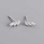 Boucles d'oreilles géométriques, argent 925 — vue 6