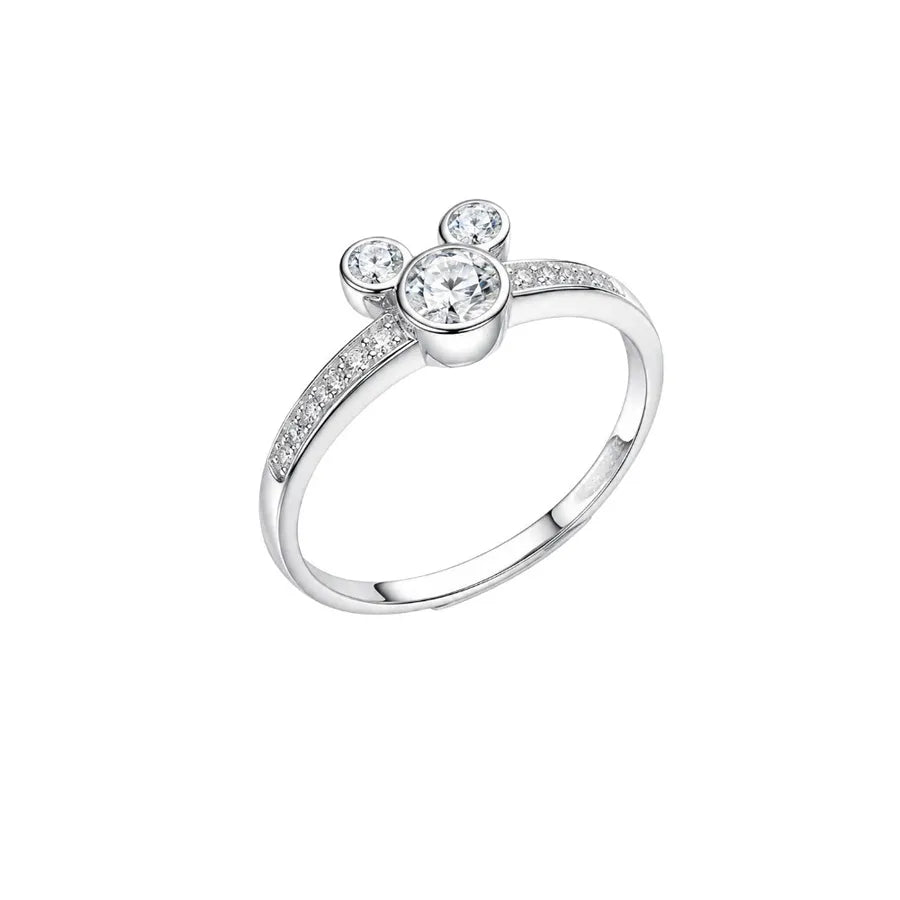 Bague moissanite en monture étoile — vue 5