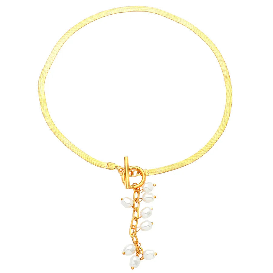 Collier à longue pampille d'inspiration baroque — vue 5