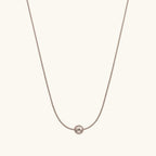 Collier de perles rondes à fermoir argenté — vue 4